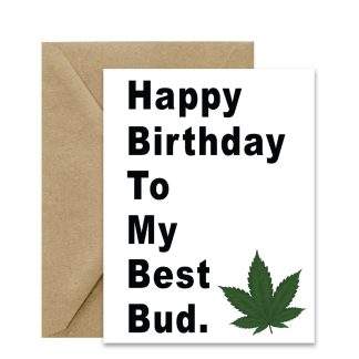Birthday Card (To My Best Bud) Printable Card