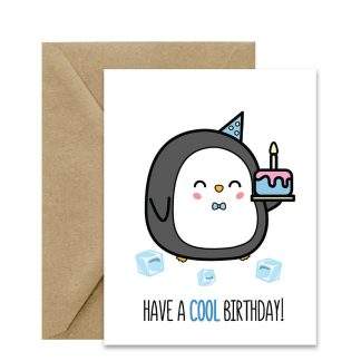 Cute Birthday Card (Have Cool Birthday!) Printable Card