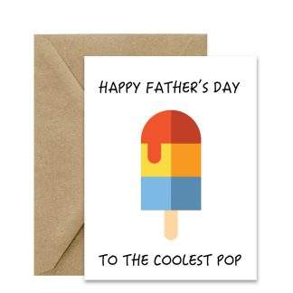 Father's Day Card (To The Coolest Pop) Printable Card