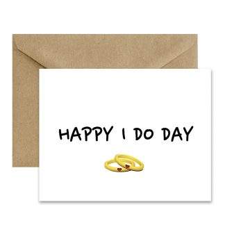 Wedding Card (Happy I Do Day) Printable Card