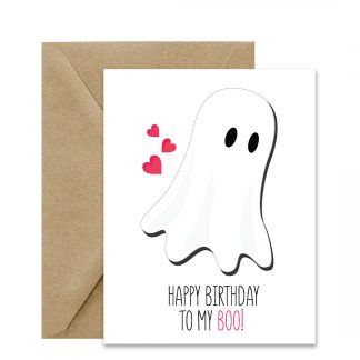 Birthday Card (Happy Birthday To My Boo!) Printable Card