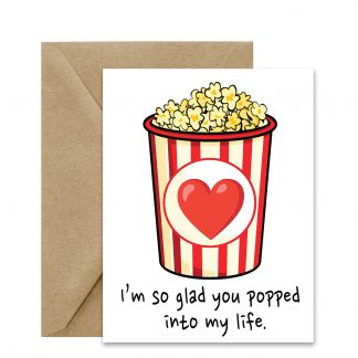 Funny Anniversary Card (Popped Into My Life) Printable Card